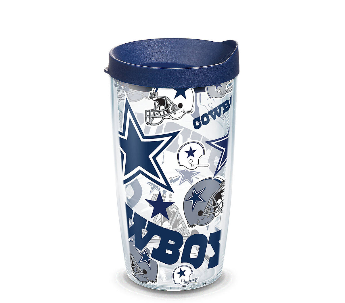 Tervis NFL Tumbler With Lid 16 Oz Dallas Cowboys Clear - Office Depot