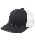 Pacific Headwear Trucker Snapback Braid Cap - AtlanticCoastSports