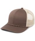 Pacific Headwear Trucker Snapback Braid Cap - AtlanticCoastSports