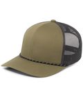 Pacific Headwear Trucker Snapback Braid Cap - AtlanticCoastSports