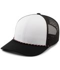 Pacific Headwear Trucker Snapback Braid Cap - AtlanticCoastSports