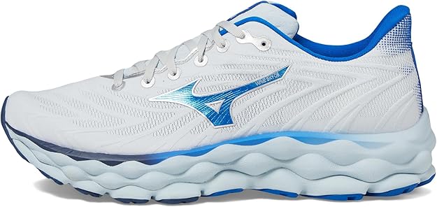 Mizuno Men's Wave Sky 8 Running Shoe Plein Air-laser Blue - AtlanticCoastSports