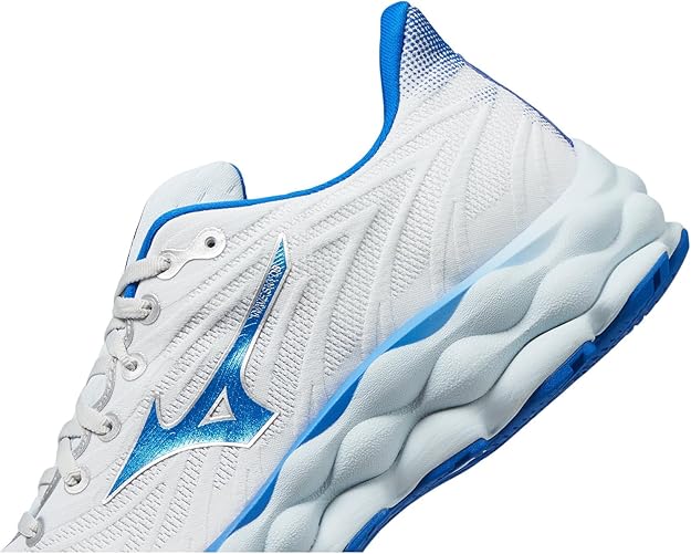 Mizuno Men's Wave Sky 8 Running Shoe Plein Air-laser Blue - AtlanticCoastSports