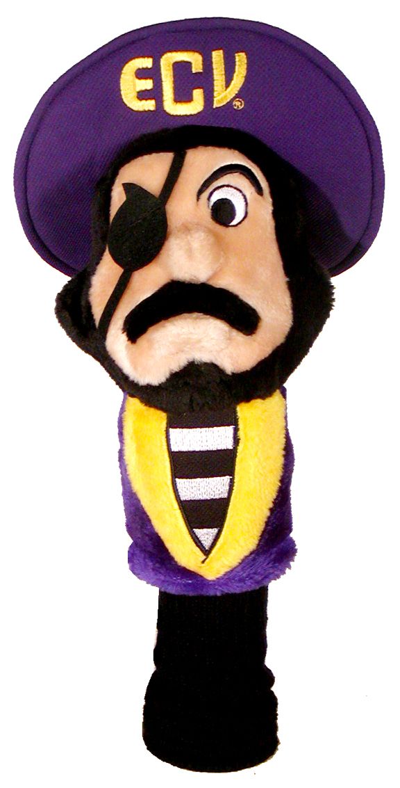 East Carolina Pirates Mascot Headcover - AtlanticCoastSports