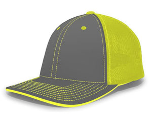 Pacific Trucker Pacflex Cap Style # 404M Splt Colors Hat Embroidered with Your Logo - AtlanticCoastSports