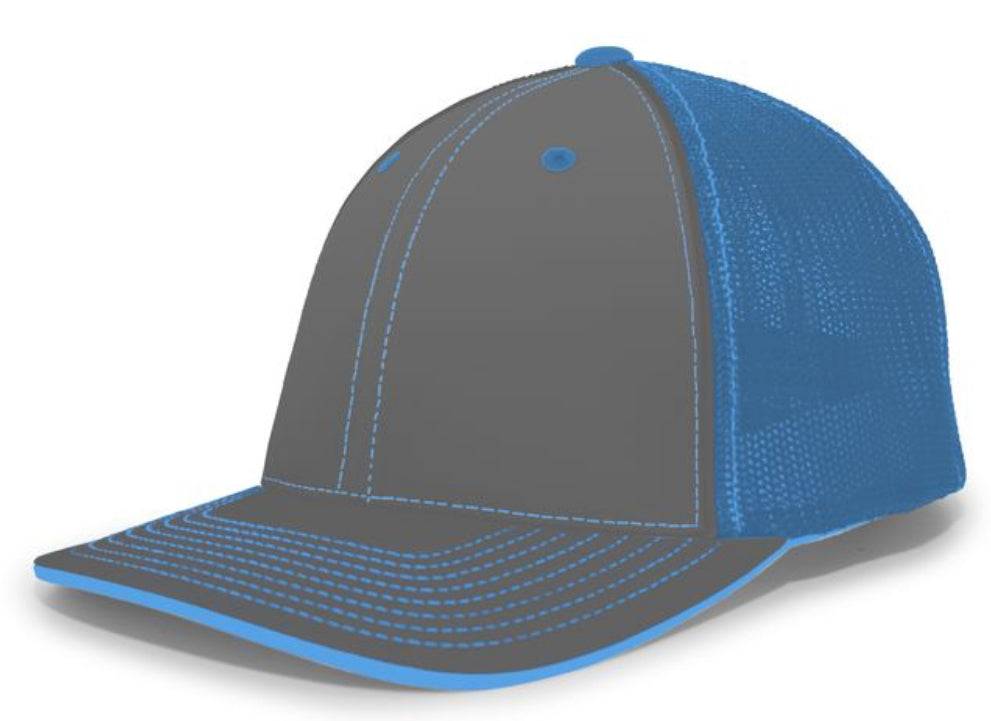 Pacific Trucker Pacflex Cap Style # 404M Splt Colors Hat Embroidered with Your Logo - AtlanticCoastSports