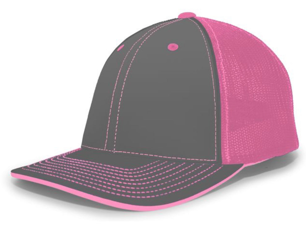 Pacific Trucker Pacflex Cap Style # 404M Splt Colors Hat Embroidered with Your Logo - AtlanticCoastSports