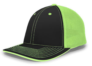 Pacific Trucker Pacflex Cap Style # 404M Splt Colors Hat Embroidered with Your Logo - AtlanticCoastSports