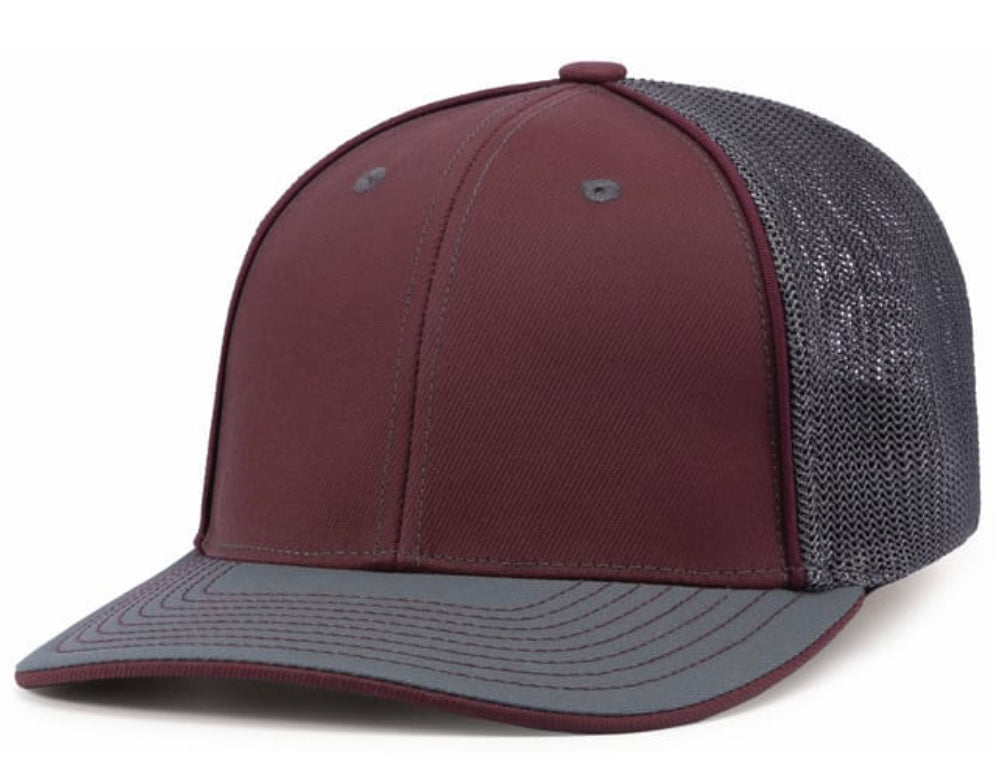 Pacific Trucker Pacflex Cap Style # 404M Splt Colors Hat Embroidered with Your Logo - AtlanticCoastSports