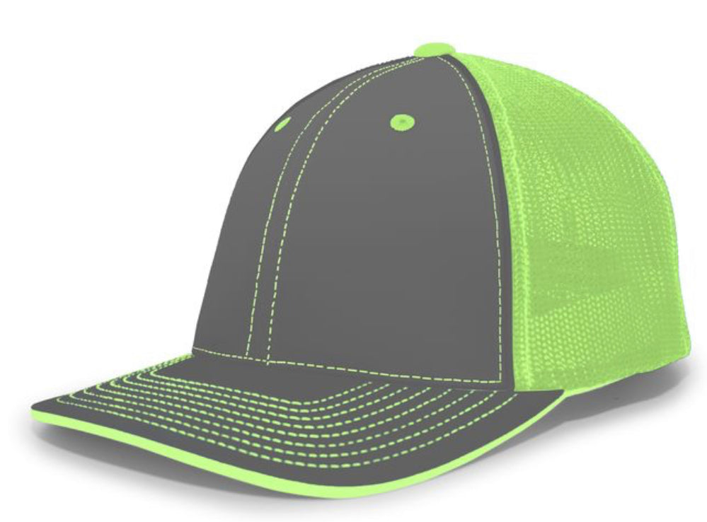 Pacific Trucker Pacflex Cap Style # 404M Splt Colors Hat Embroidered with Your Logo - AtlanticCoastSports