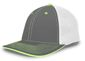 Pacific Trucker Pacflex Tri  and solid Colors 404m Embroidered with Your Logo - AtlanticCoastSports