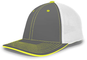 Pacific Trucker Pacflex Tri  and solid Colors 404m Embroidered with Your Logo - AtlanticCoastSports