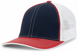 Pacific Trucker Pacflex Tri  and solid Colors 404m Embroidered with Your Logo - AtlanticCoastSports