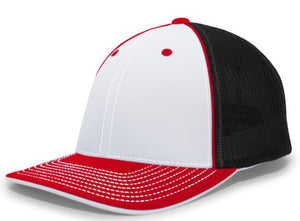 Pacific Headwear Trucker Pacflex Tri  and solid Colors 404m - AtlanticCoastSports