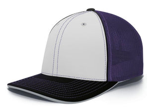 Pacific Headwear Trucker Pacflex Tri  and solid Colors 404m - AtlanticCoastSports