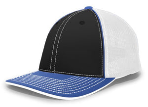 Pacific Headwear Trucker Pacflex Tri  and solid Colors 404m - AtlanticCoastSports