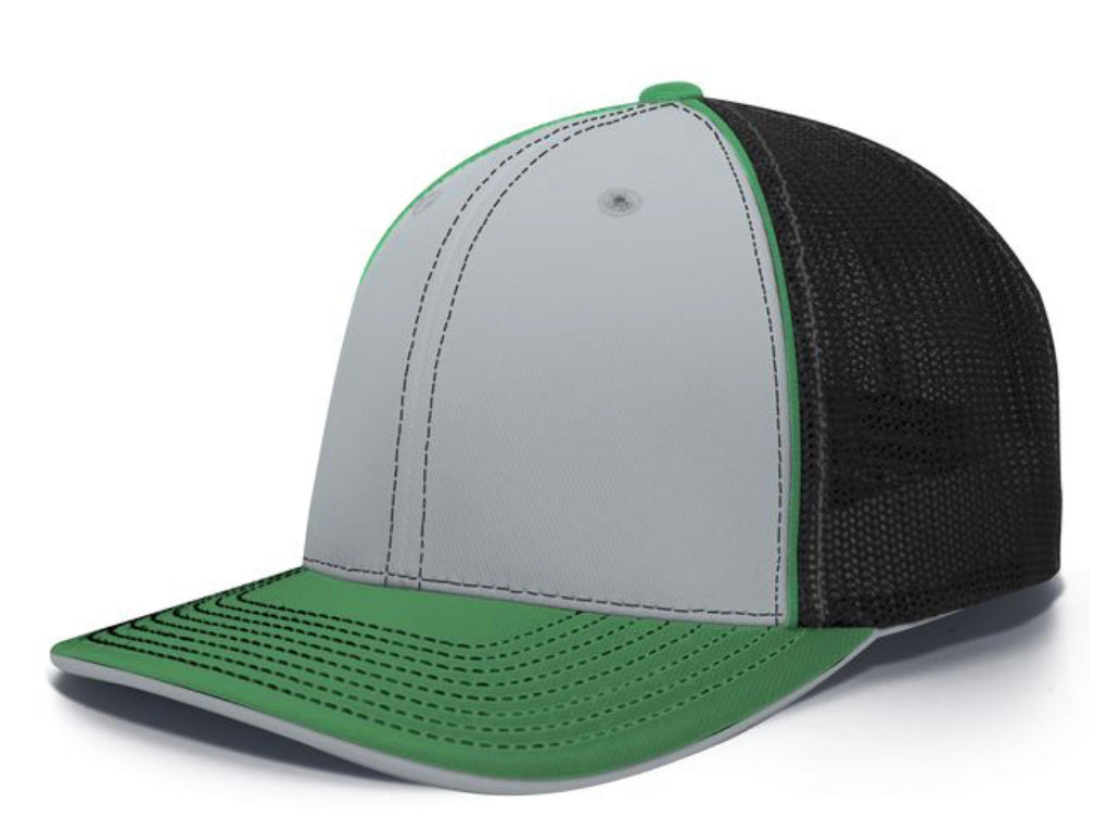 Pacific Trucker Pacflex Tri  and solid Colors 404m Embroidered with Your Logo - AtlanticCoastSports