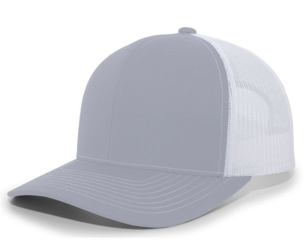 Pacific Headwear Contrast Stitch Trucker Snapback 104s - AtlanticCoastSports