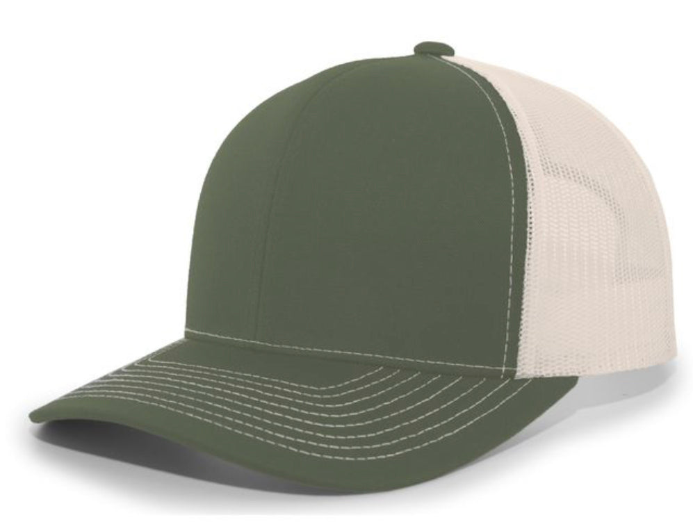 Pacific Headwear Contrast Stitch Trucker Snapback 104s - AtlanticCoastSports