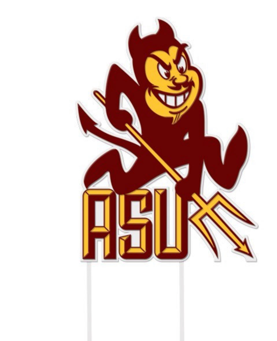 Gameday Ironworks   ASU – 3 Color Sparky 2 Foot Wide - AtlanticCoastSports