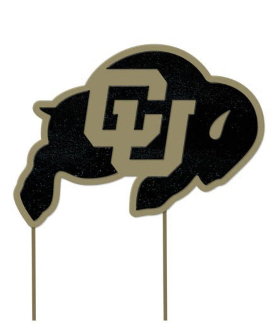 Gameday Ironworks  Colorado Buffaloes 2 Color Ralphie 2 Foot Wide Cutting edge iron - AtlanticCoastSports