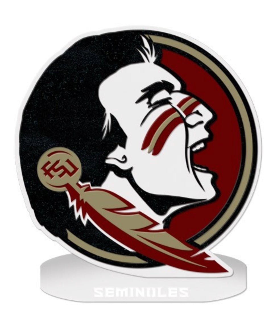 Gameday Ironworks Florida State 2 Foot Wide Cutting edge iron - AtlanticCoastSports