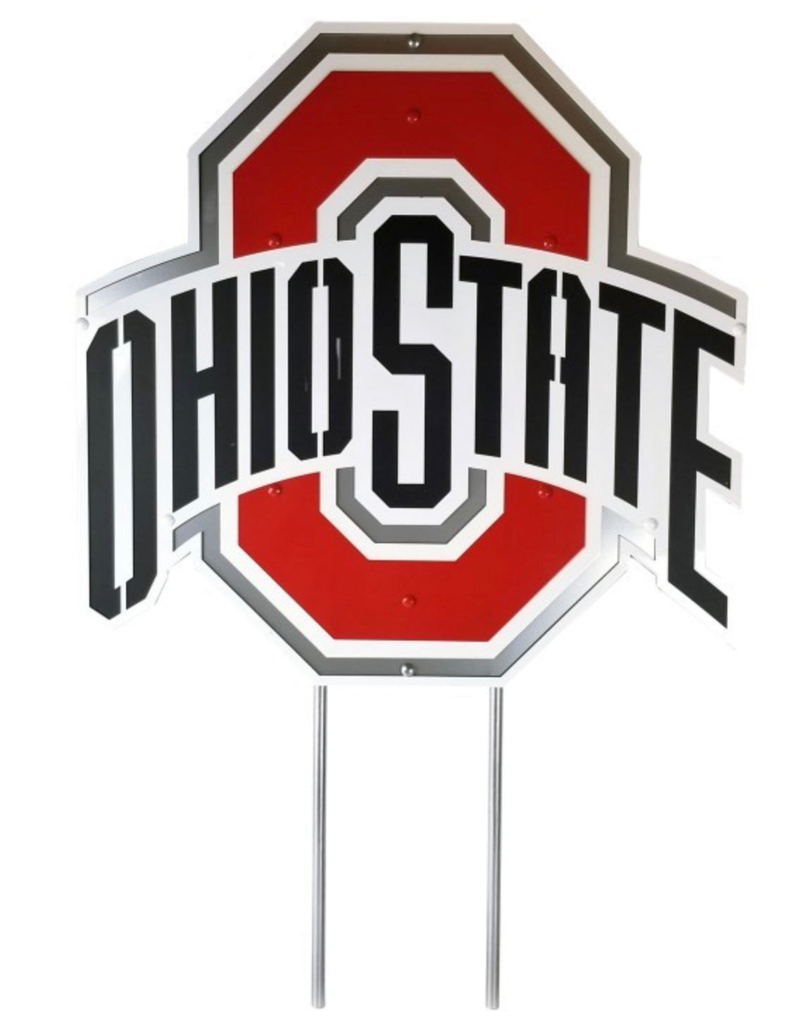 Gameday Ironworks Ohio State  2 Foot Wide Cutting edge iron - AtlanticCoastSports