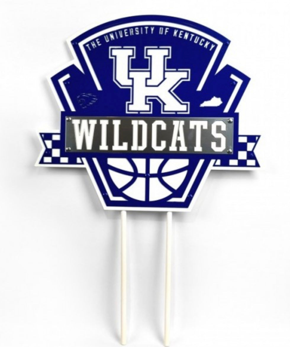 Gameday Ironworks Kentucky Wildcats basketball 2 Feet Wide Cutting edge iron - AtlanticCoastSports