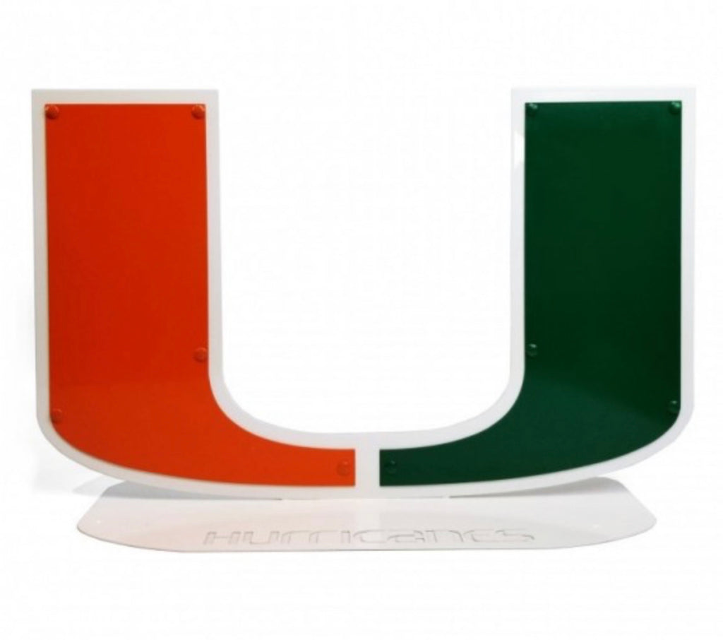 Gameday Ironworks  Miami Hurricane 2 Feet Wide Cutting edge iron - AtlanticCoastSports