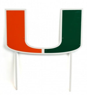 Gameday Ironworks  Miami Hurricane 2 Feet Wide Cutting edge iron - AtlanticCoastSports