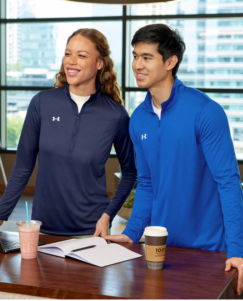 Under Armour Men's Team Tech Quarter-Zip Blank or Embroidered with your Logo