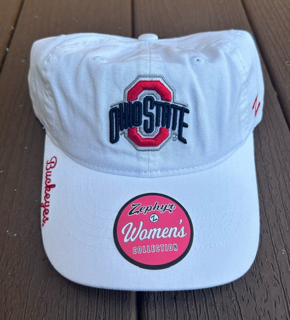 Zephyr's White Women's Ohio State Buckeyes Hat - AtlanticCoastSports