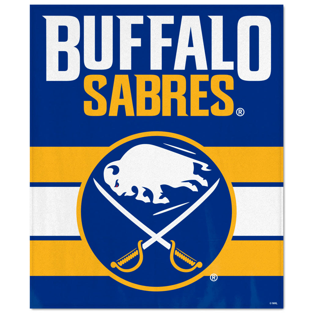 WinCraft Buffalo Sabres Ultra Soft Fleece Blanket - AtlanticCoastSports