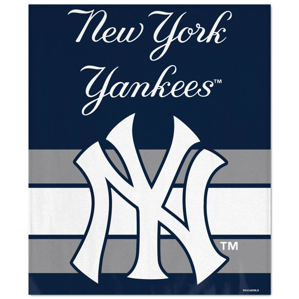 WinCraft New York Yankees Ultra Soft Fleece Blanket - AtlanticCoastSports