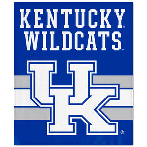 WinCraft Kentucky Wildcats Ultra Soft Fleece Blanket - AtlanticCoastSports