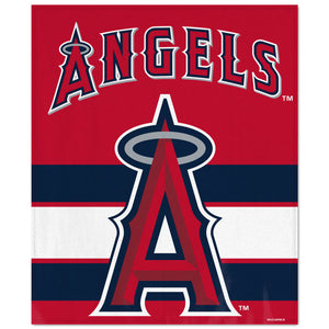 WinCraft LA Angels Ultra Soft Fleece Blanket - AtlanticCoastSports