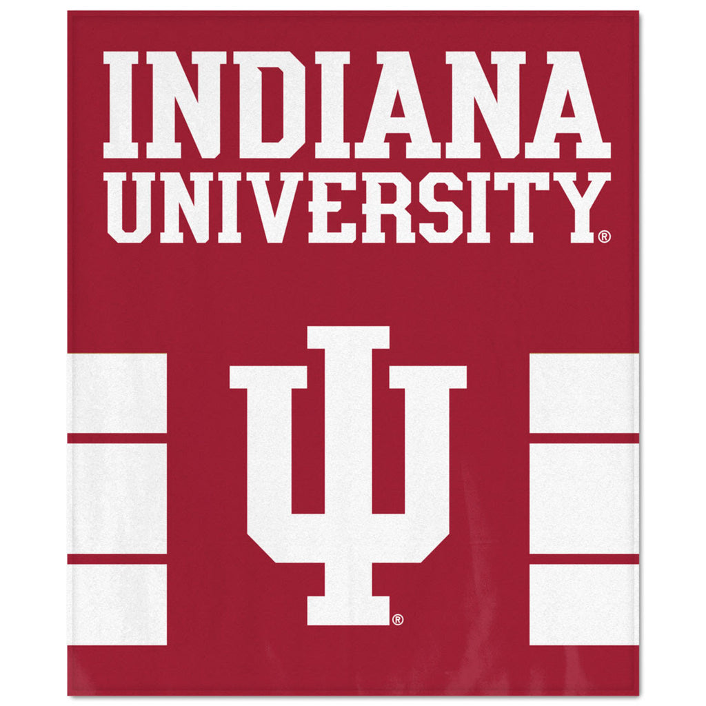 WinCraft Indiana Hoosiers  Ultra Soft Fleece Blanket - AtlanticCoastSports