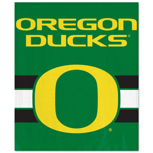 WinCraft Oregon Ducks Ultra Soft Fleece Blanket - AtlanticCoastSports