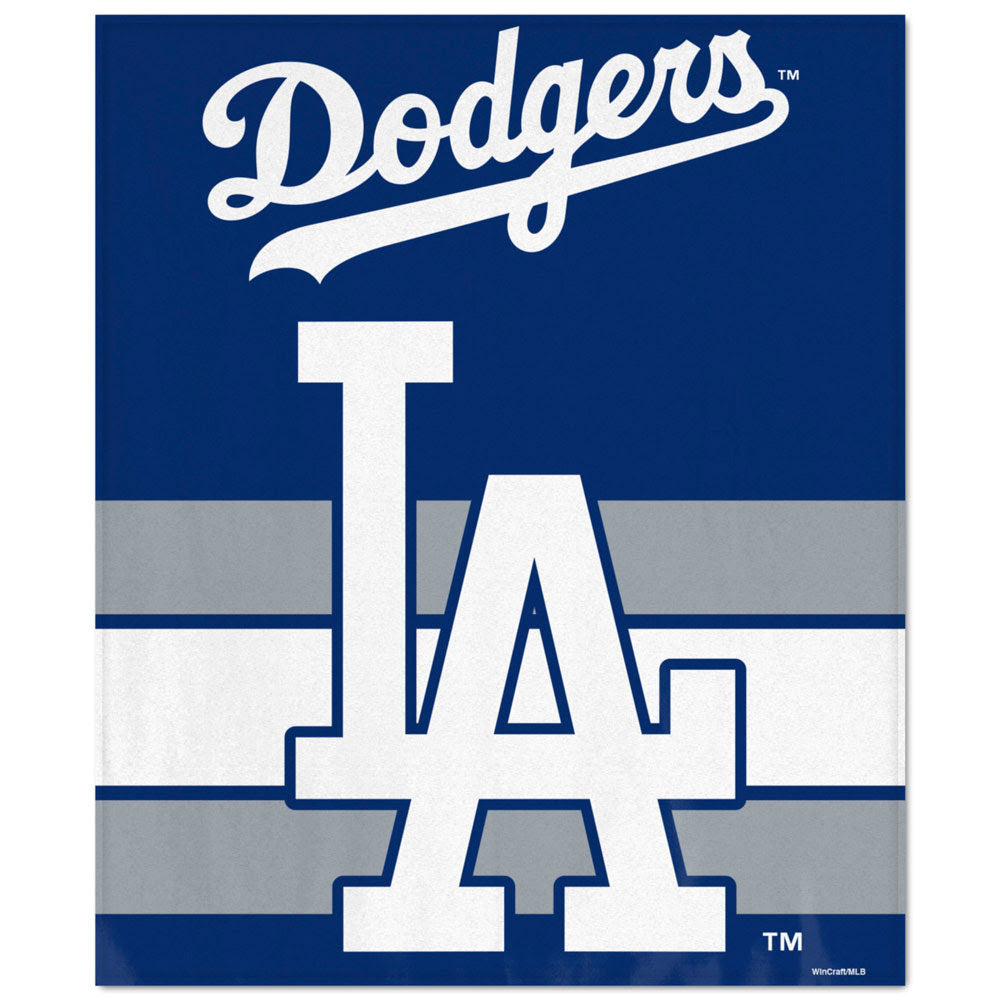 WinCraft Los Angeles Dodgers Ultra Soft Fleece Blanket - AtlanticCoastSports