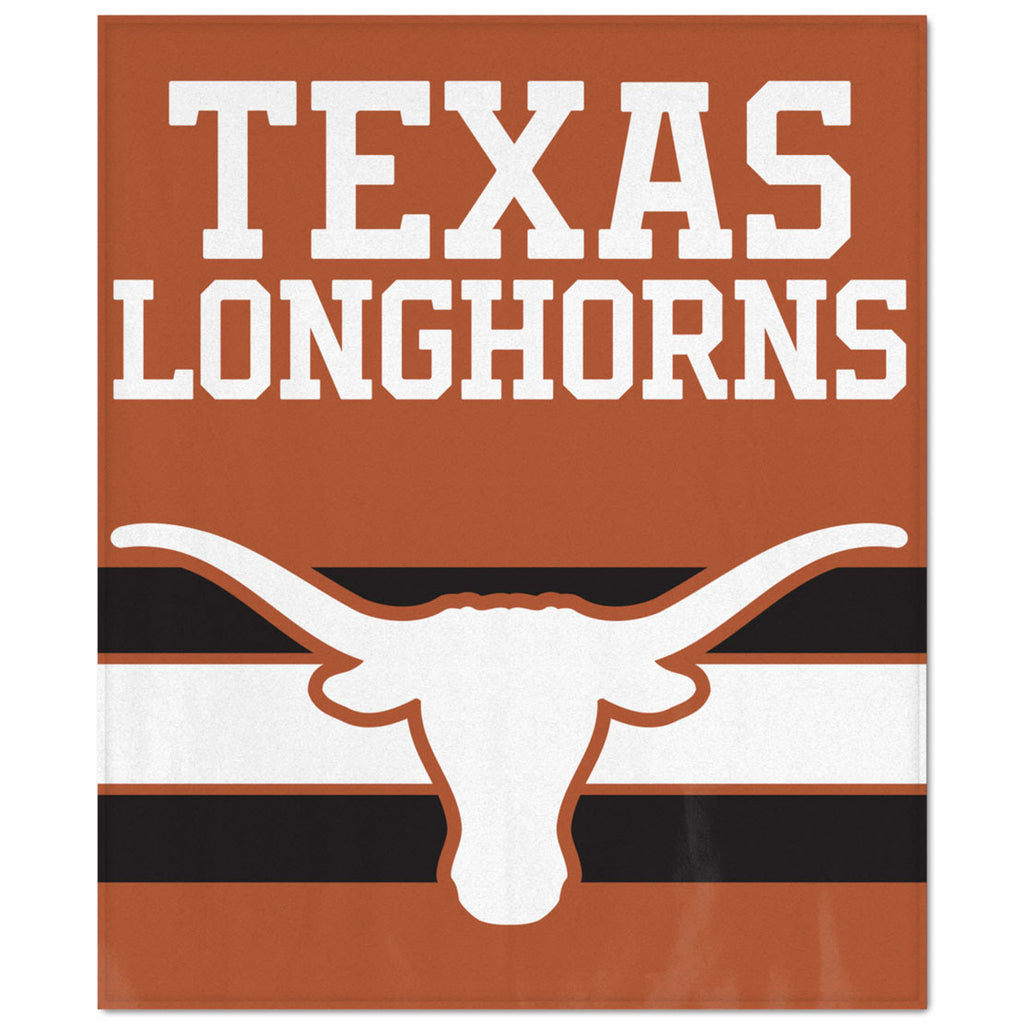 WinCraft Texas Longhorns Ultra Soft Fleece Blanket - AtlanticCoastSports