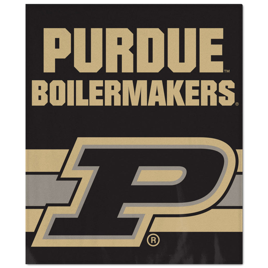 WinCraft Purdue Boilmakers Ultra Soft Fleece Blanket - AtlanticCoastSports