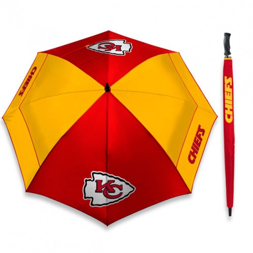 KANSAS CITY CHIEFS UMBRELLAS WINDSHEER 62" - AtlanticCoastSports