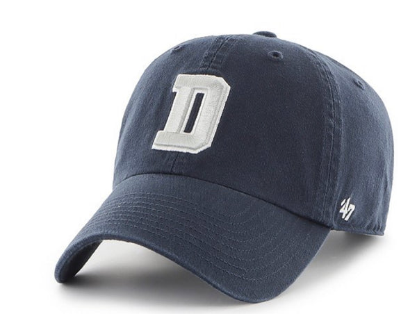 Detroit Tigers 47 Brand Blue Adjustable Clean Up Hat with White D