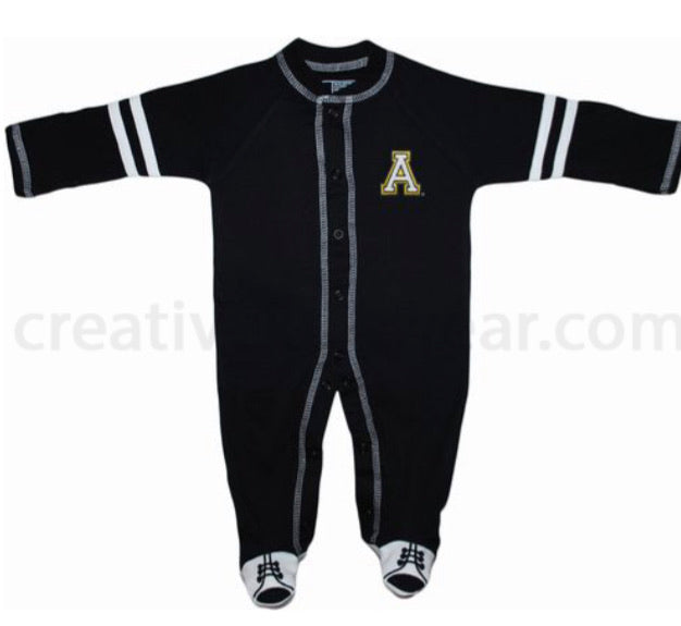 Appalachian State Mountaineer Sports Shoe Footed Romper - AtlanticCoastSports