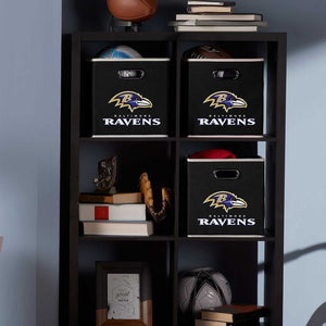 Baltimore Ravens NFL® Collapsible Storage Bins - AtlanticCoastSports