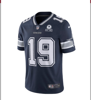 Men's Nike Amari Cooper Silver Dallas Cowboys Inverted Legend Jersey