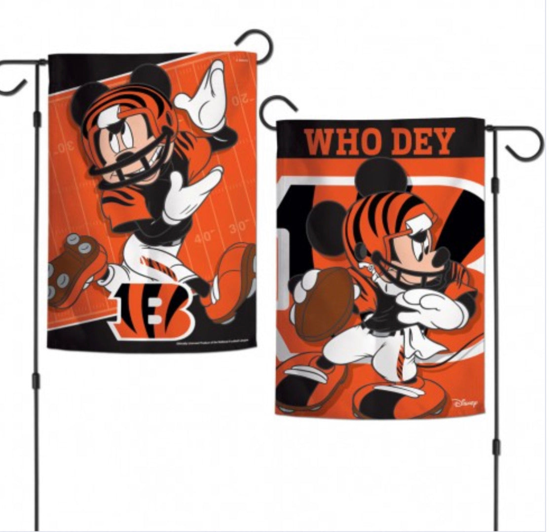 Cincinnati Bengals 2 Sided Garden Flag 12.5" X 18" - AtlanticCoastSports