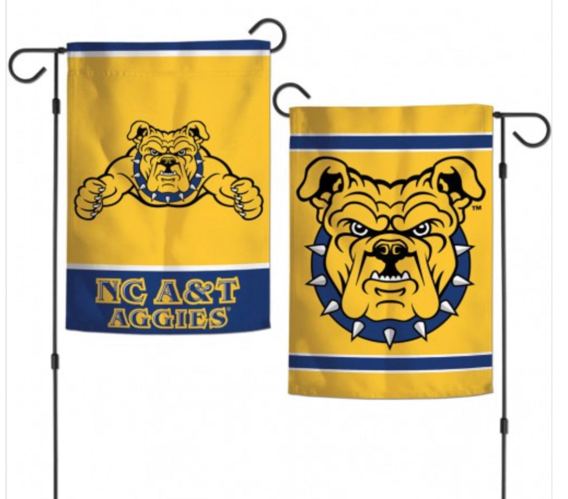 North Carolina A&T 2 Sided Garden Flag 12.5" X 18" - AtlanticCoastSports