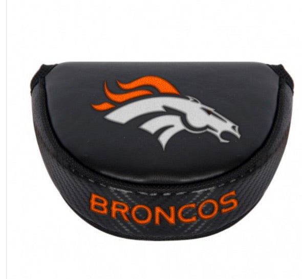 Denver Broncos Golf Putter Mallet Head Cover - AtlanticCoastSports