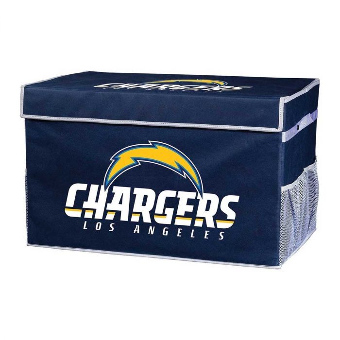 Chargers Collapsible Storage Footlocker Bins - AtlanticCoastSports